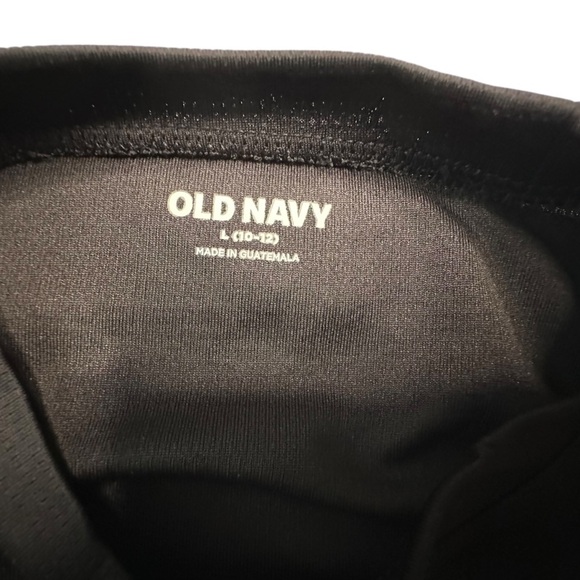 Old Navy Boy's Black Short sleeve Rashguard Size L (10-12) - Picture 2 of 7